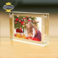 JINBAO custom Clear Acrylic Photo Frame Block (Magnetic) 4"X6"